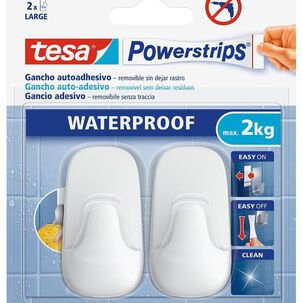 Tesa Ganchos Adhesivos Powerstrips 2kg Resistentes Agua 2un.